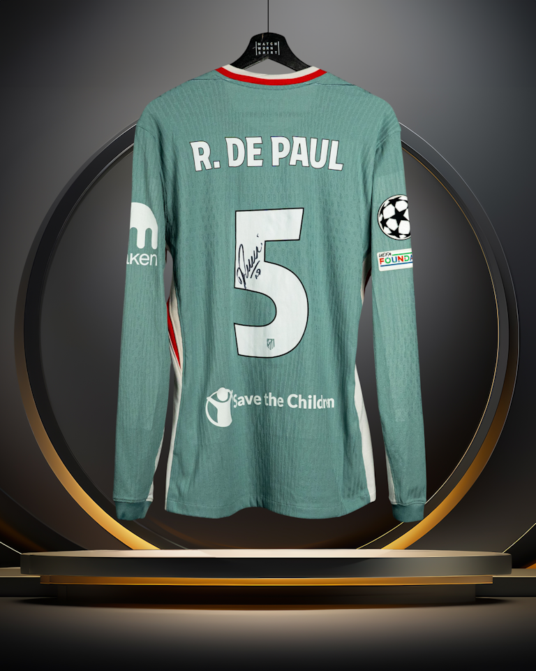 Rodrigo de Paul Atlético de Madrid shirt