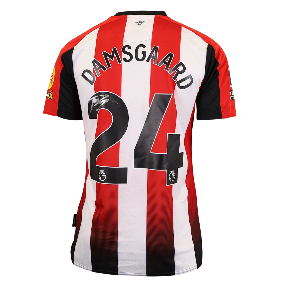 Mikkel Damsgaard Brentford shirt