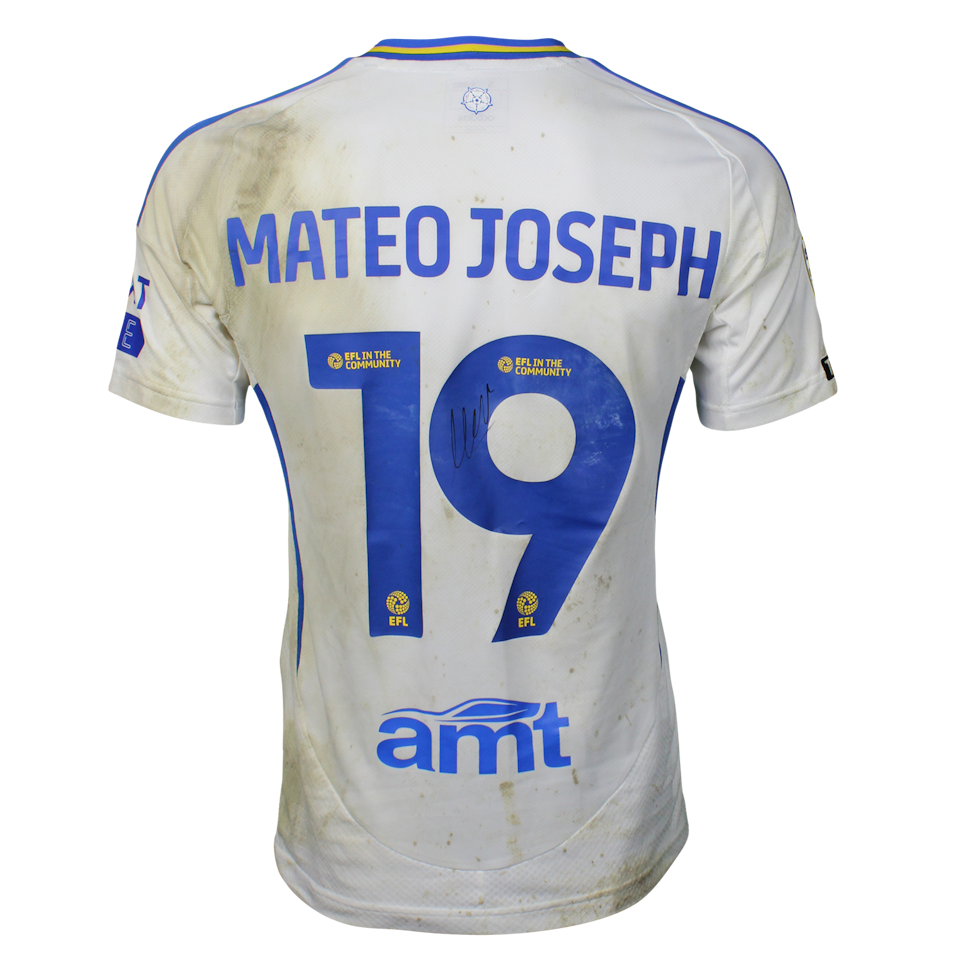 Mateo Joseph Fernández Regatillo Leeds United shirt