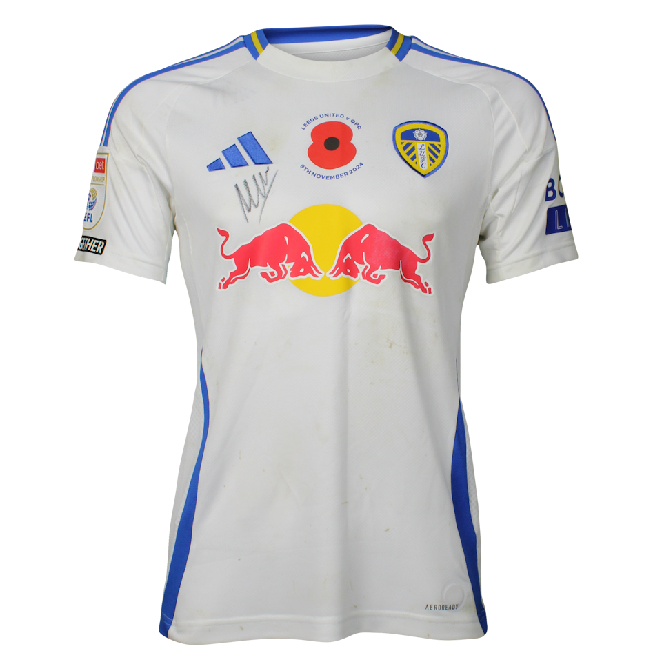 Mateo Joseph Fernández Regatillo Leeds United shirt