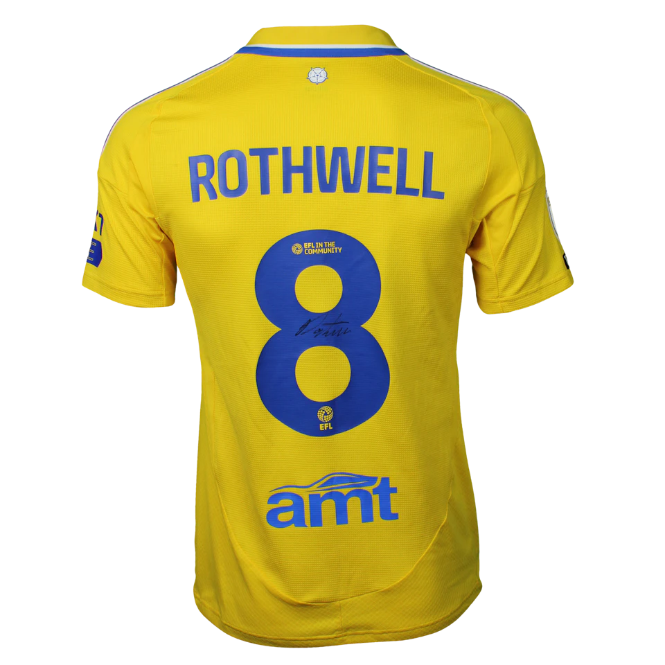 Joe Rothwell | Millwall - Leeds United | MatchWornShirt
