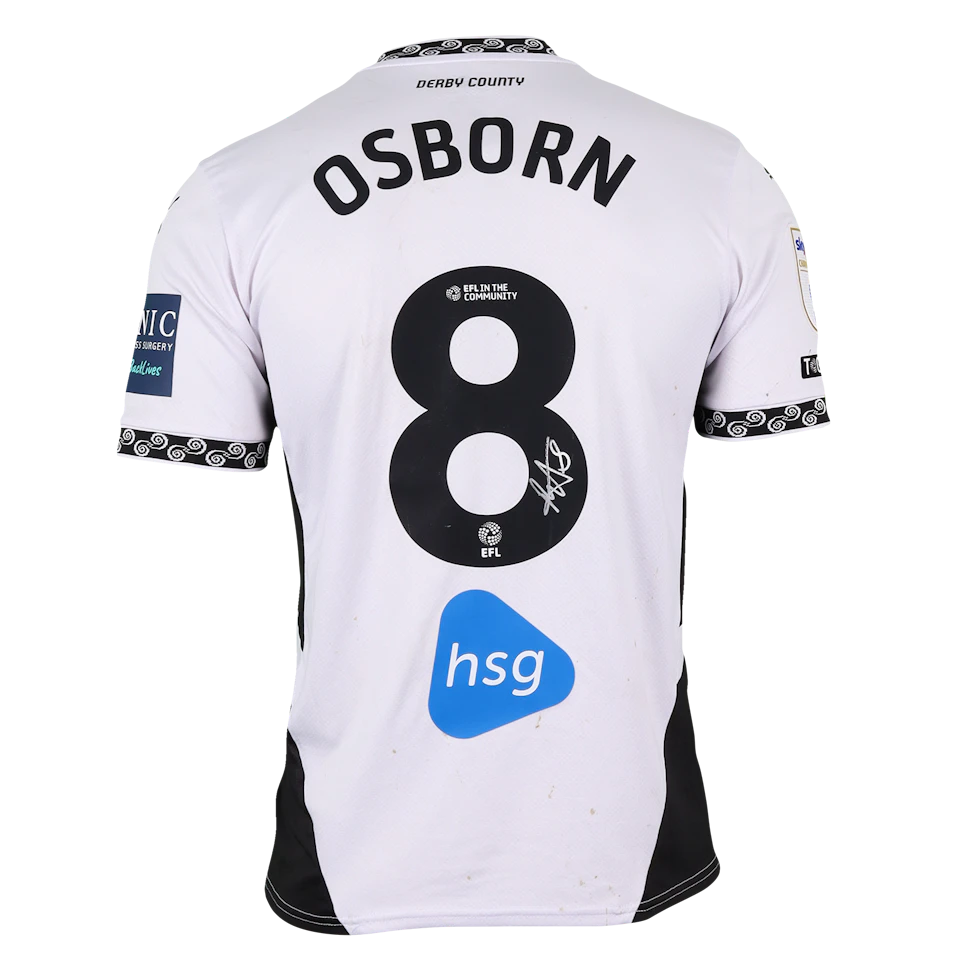 来自Derby County的Ben Osborn球衣