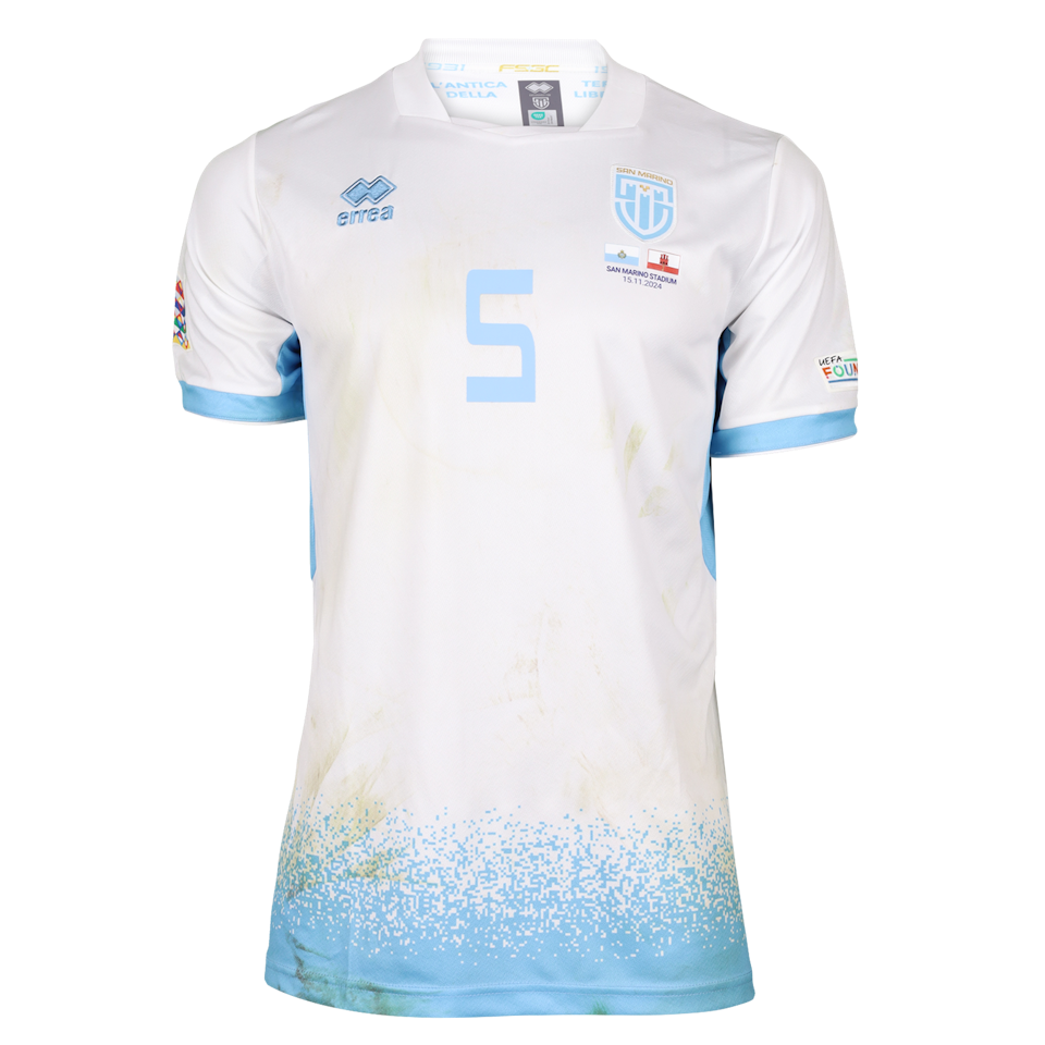 Michele Cevoli San Marino shirt