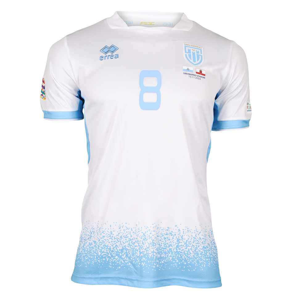 Enrico Golinucci San Marino jersey