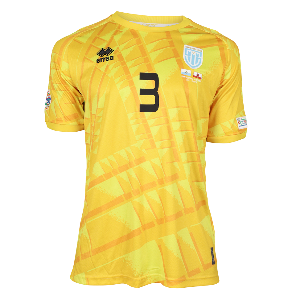 Mirco De Angelis San Marino jersey