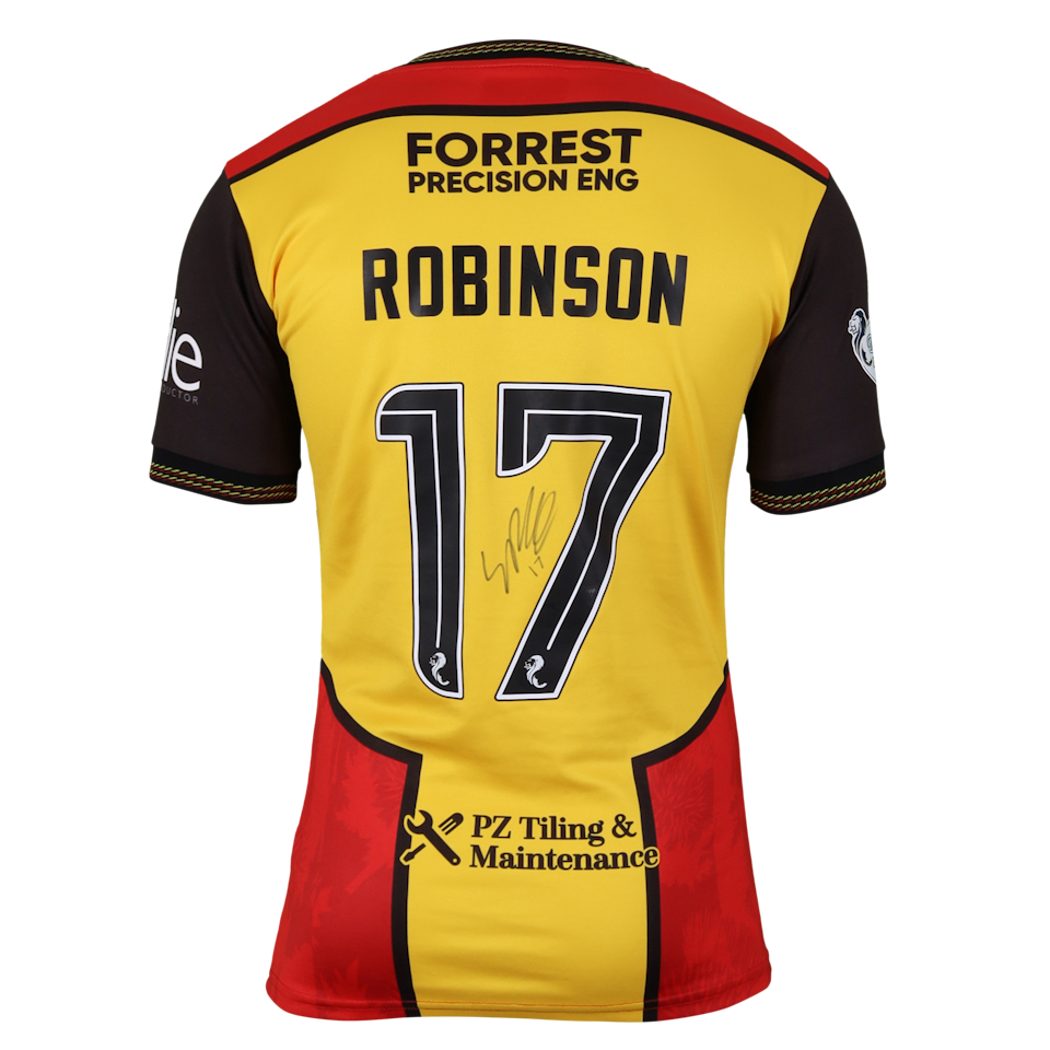 Scott Robinson Partick Thistle shirt