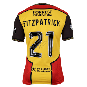 Aidan Fitzpatrick Partick Thistle shirt