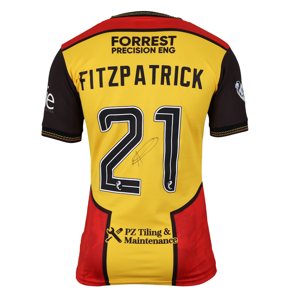Aidan Fitzpatrick Partick Thistle shirt