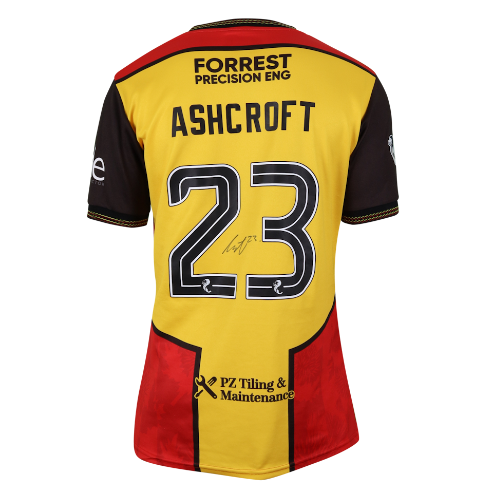 Lee Ashcroft Partick Thistle shirt