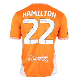 CJ Hamilton Blackpool shirt