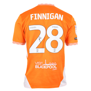 Ryan Finnigan Blackpool shirt