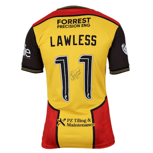 Steven Lawless Partick Thistle shirt