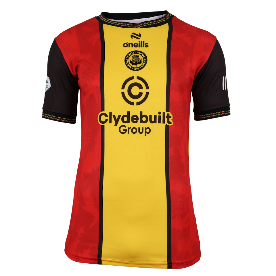 Steven Lawless Partick Thistle shirt