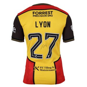 James Lyon Partick Thistle shirt