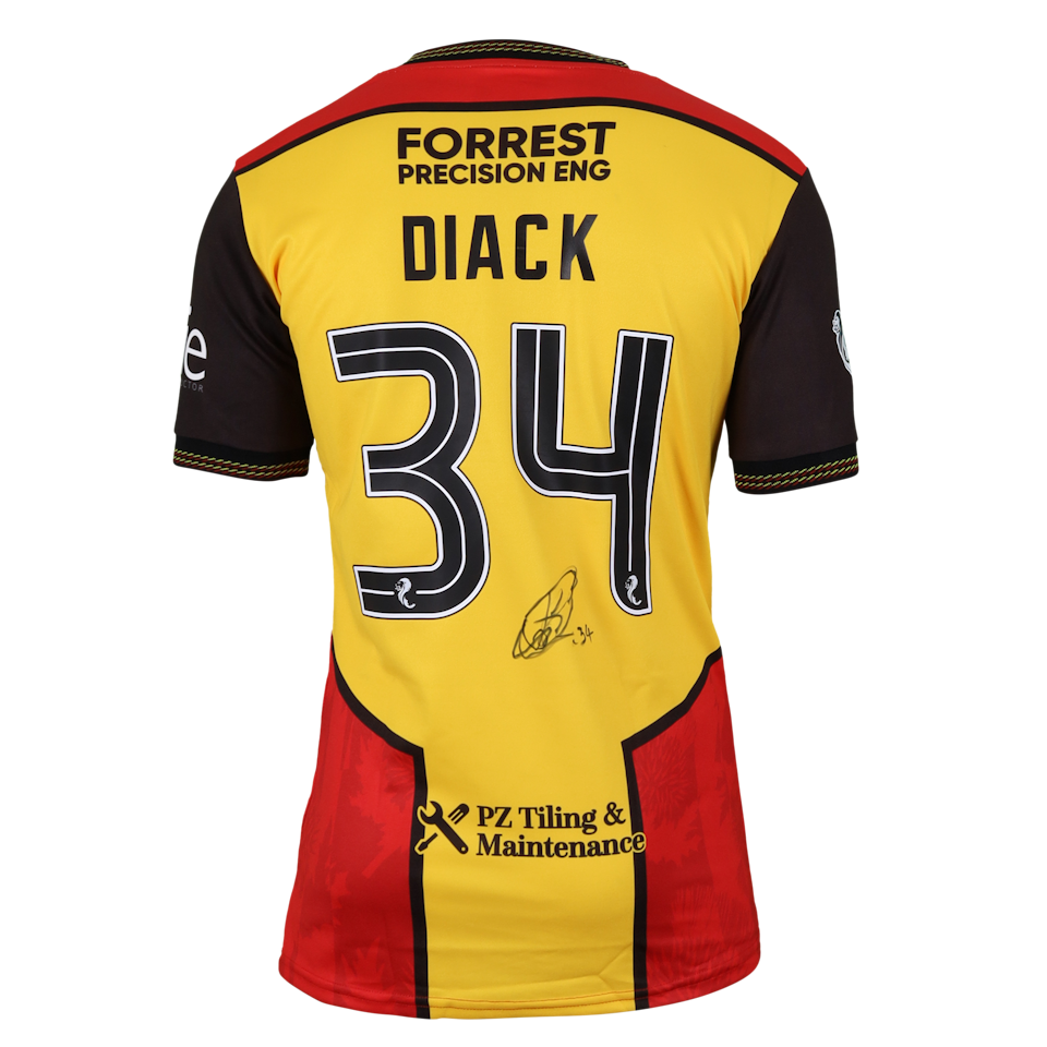 Ricco Diack Partick Thistle shirt