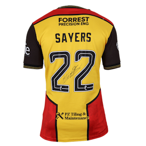 Charlie Sayers Partick Thistle shirt