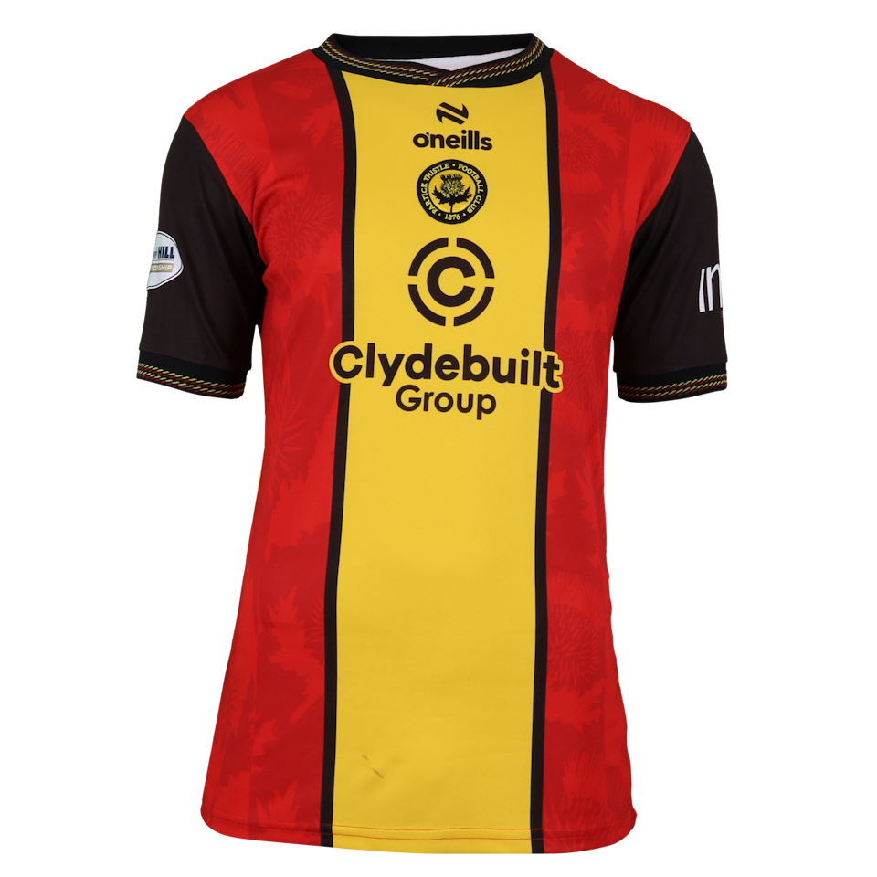 Charlie Sayers Partick Thistle shirt