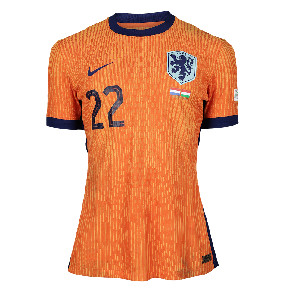 Netherlands 팀의 Denzel Dumfries 셔츠