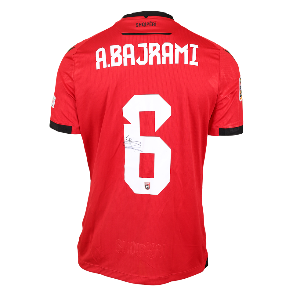Adrian Bajrami Albania shirt