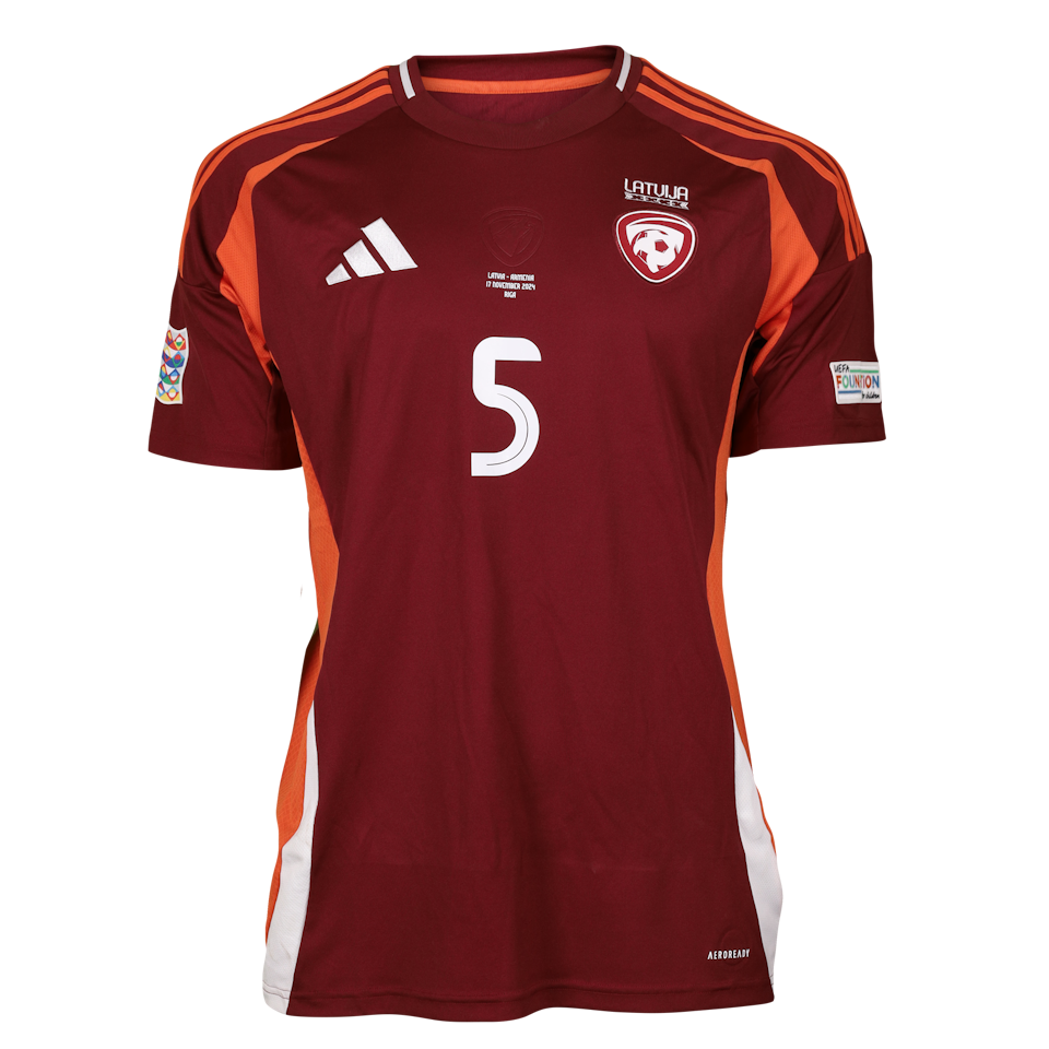 Antonijs Černomordijs Latvia shirt