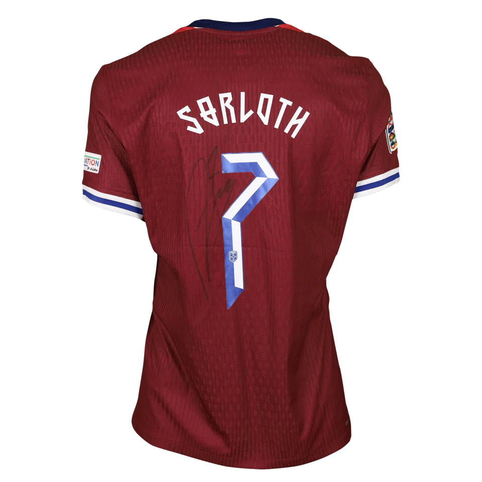 Alexander Sørloth | Norway - Kazakhstan | MatchWornShirt