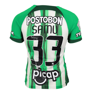 Samuel Velásquez Uribe Atlético Nacional shirt