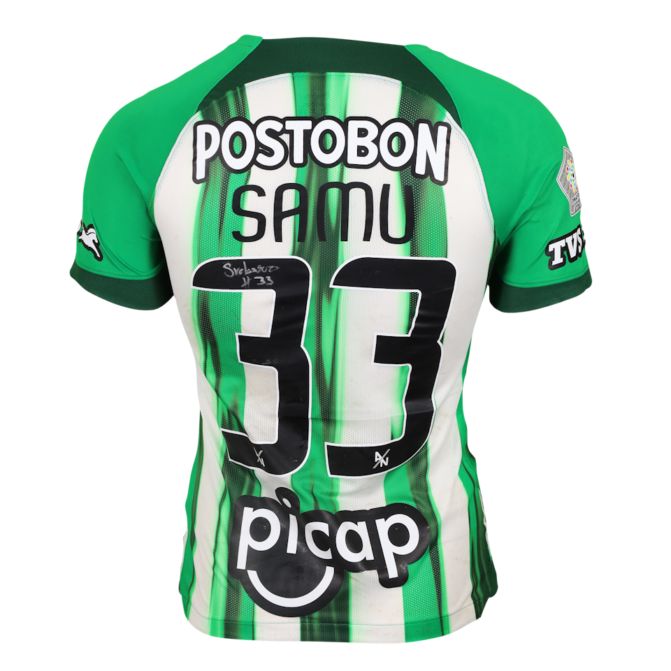 Samuel Velásquez Uribe Atlético Nacional shirt