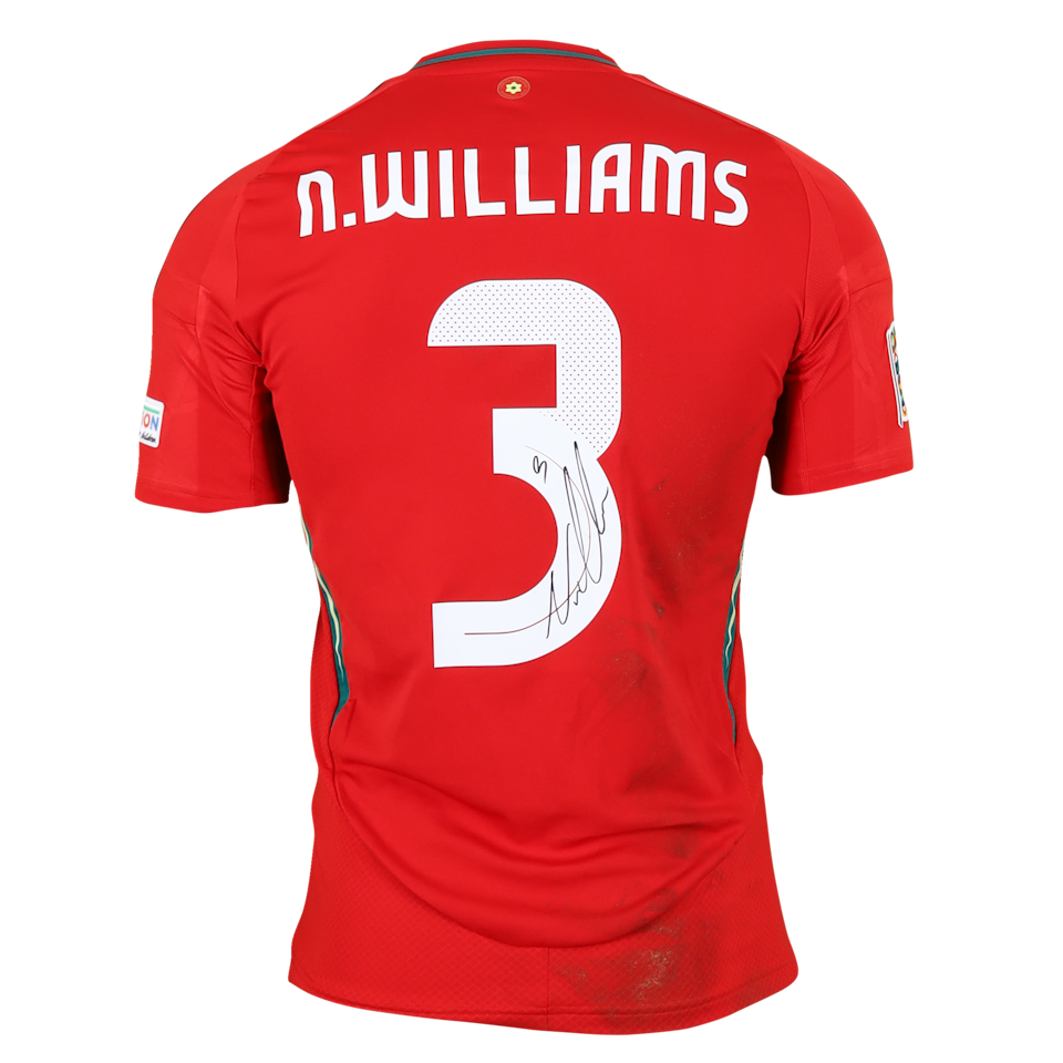 Neco Williams Wales jersey