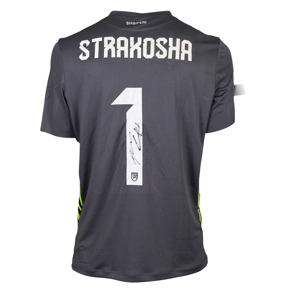 Camisola de Thomas Strakosha, Albania