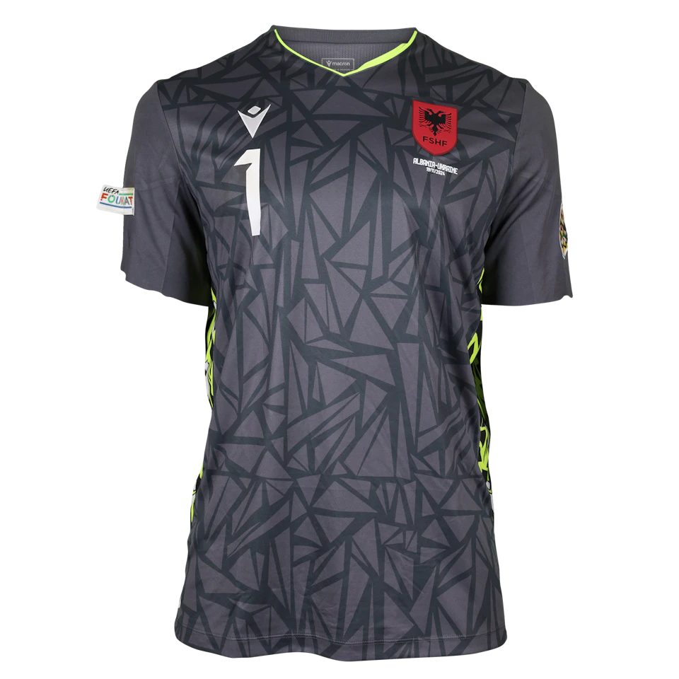 Camisola de Thomas Strakosha, Albania