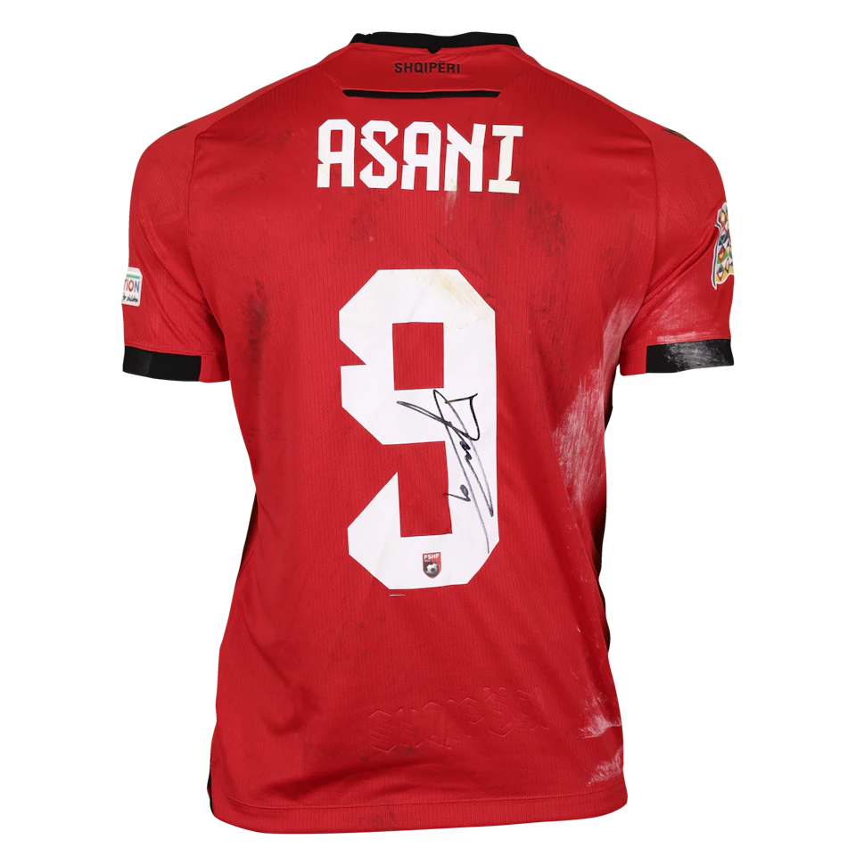 来自Albania的Jasir Asani球衣