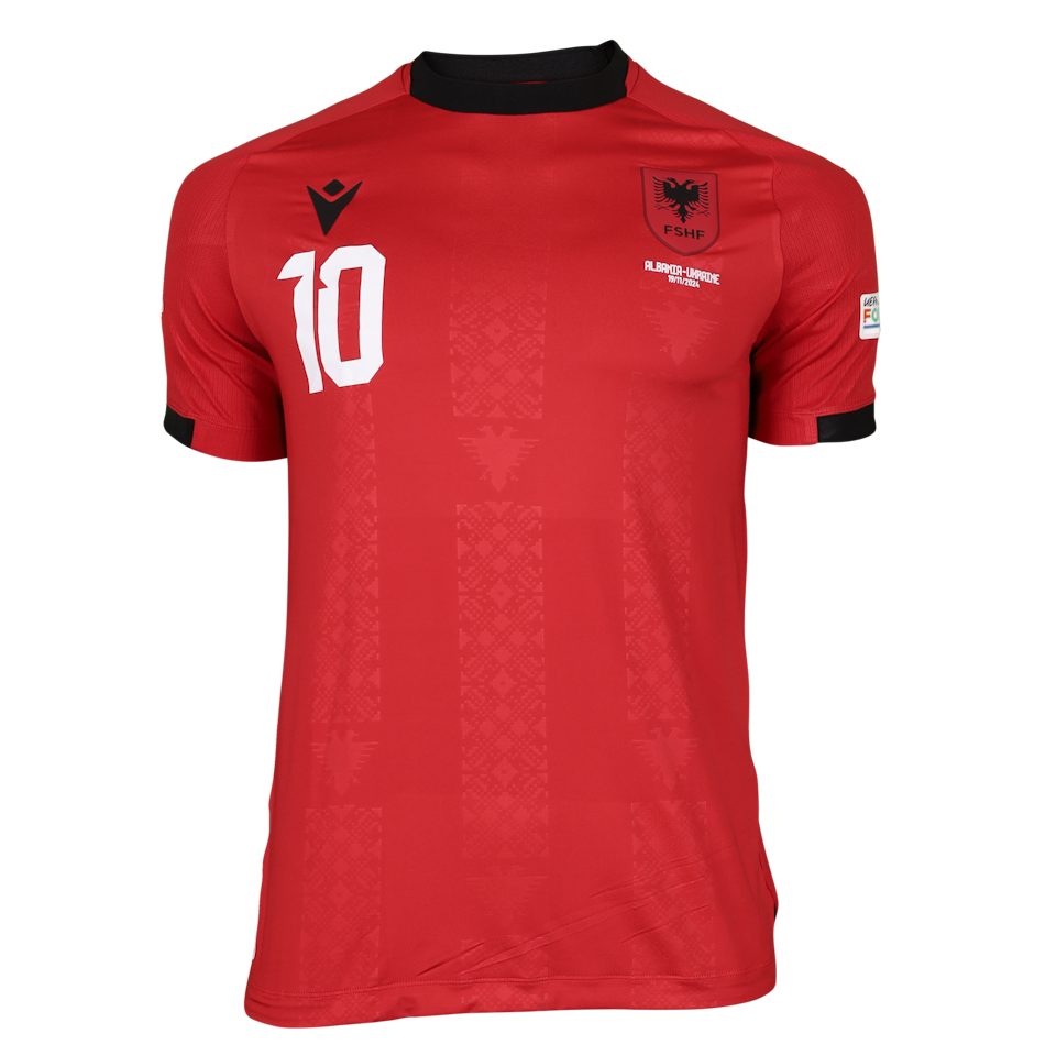 Nedim Bajrami Albania shirt