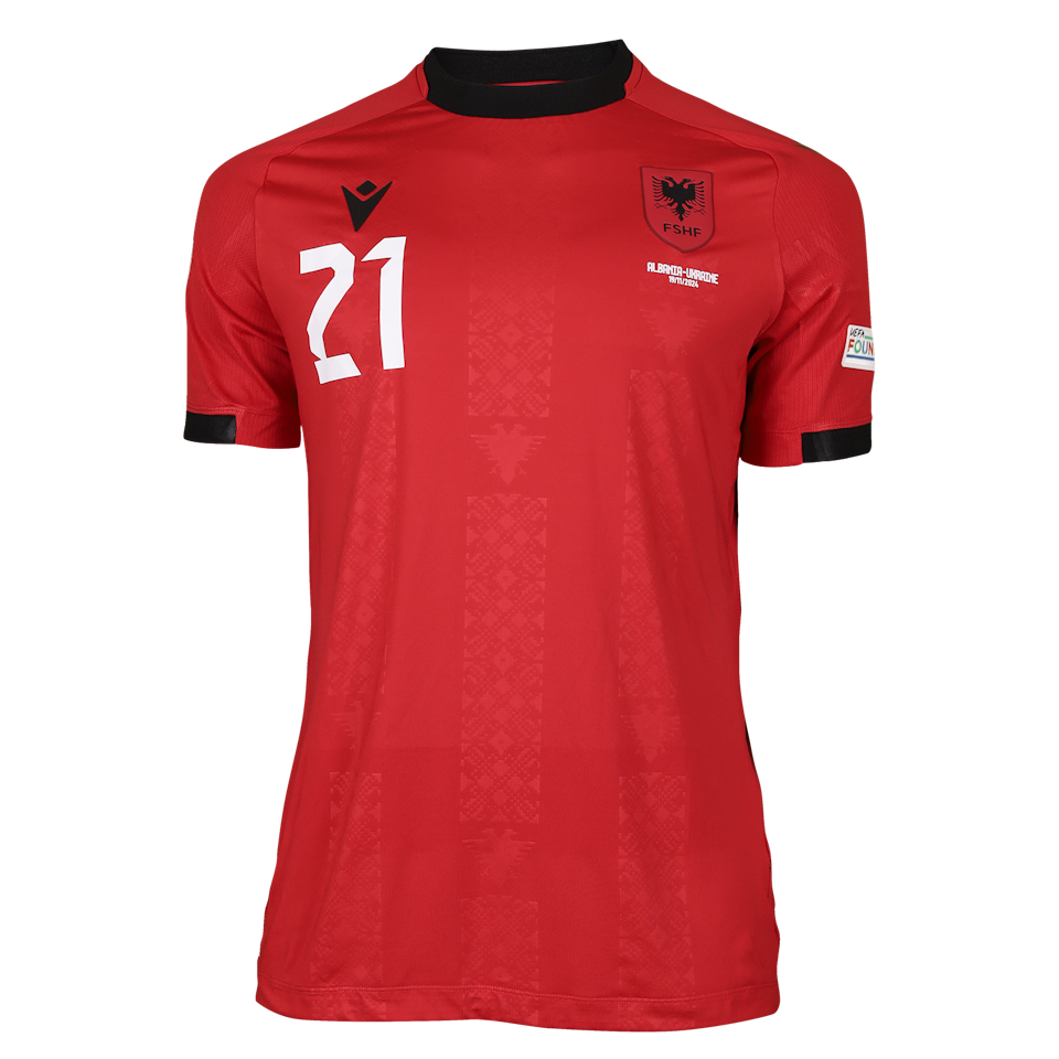 Maglia di Arbër Hoxha (Albania)