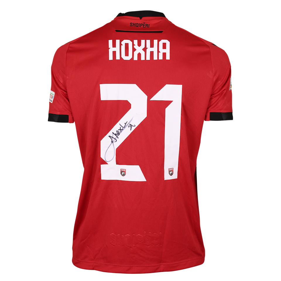 Maglia di Arbër Hoxha (Albania)