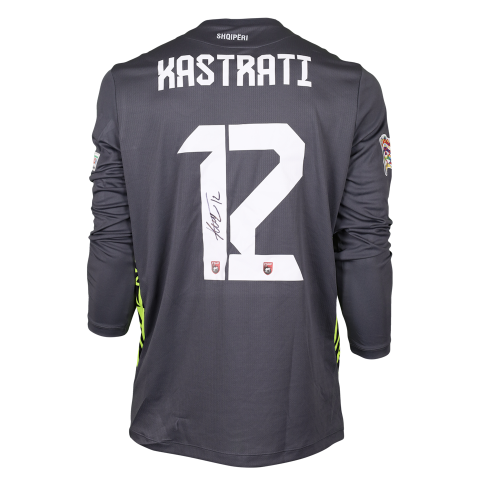 Elhan Kastrati Albania jersey