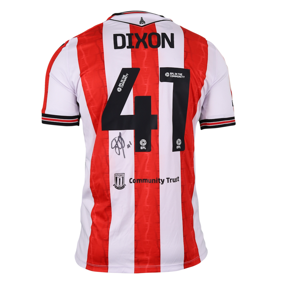 Jaden Dixon Stoke City shirt