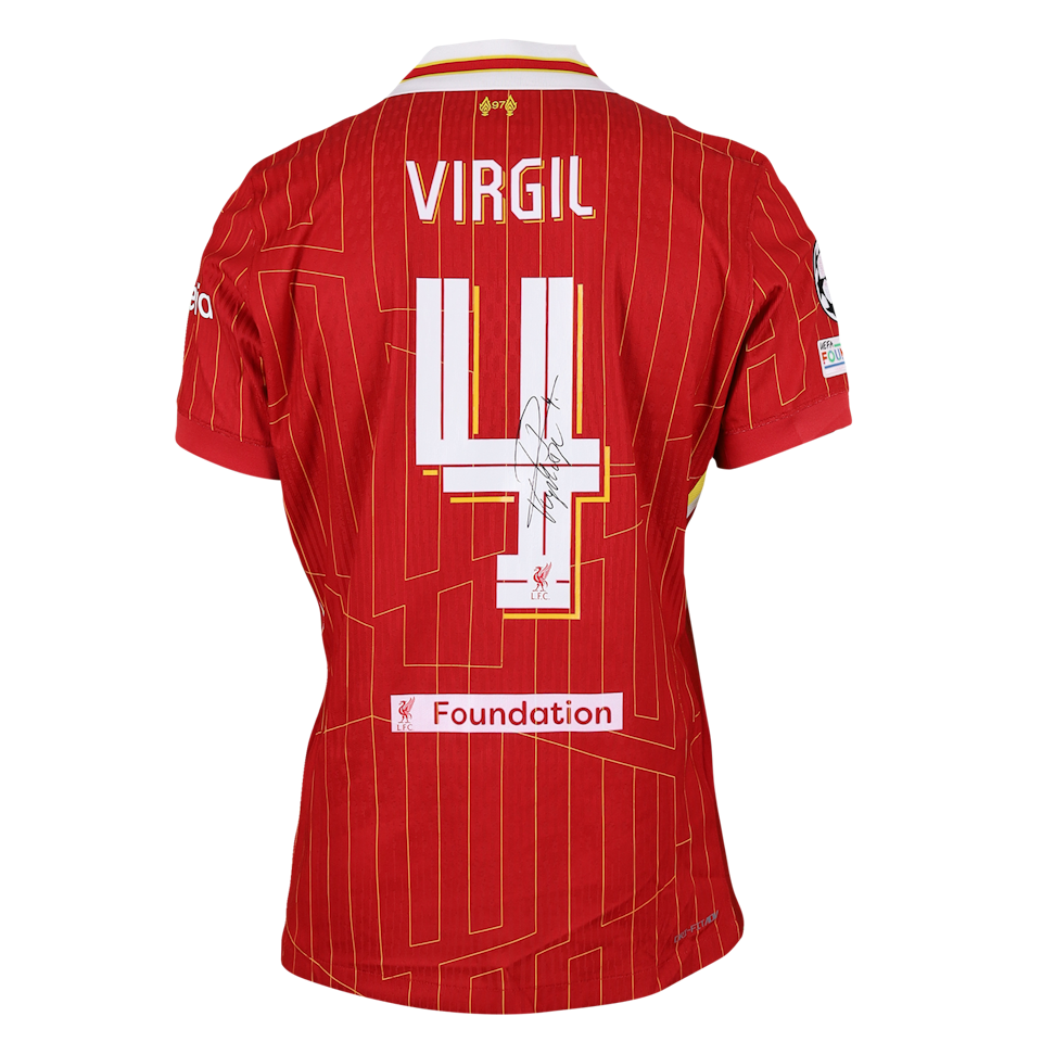 Virgil van Dijk Liverpool shirt