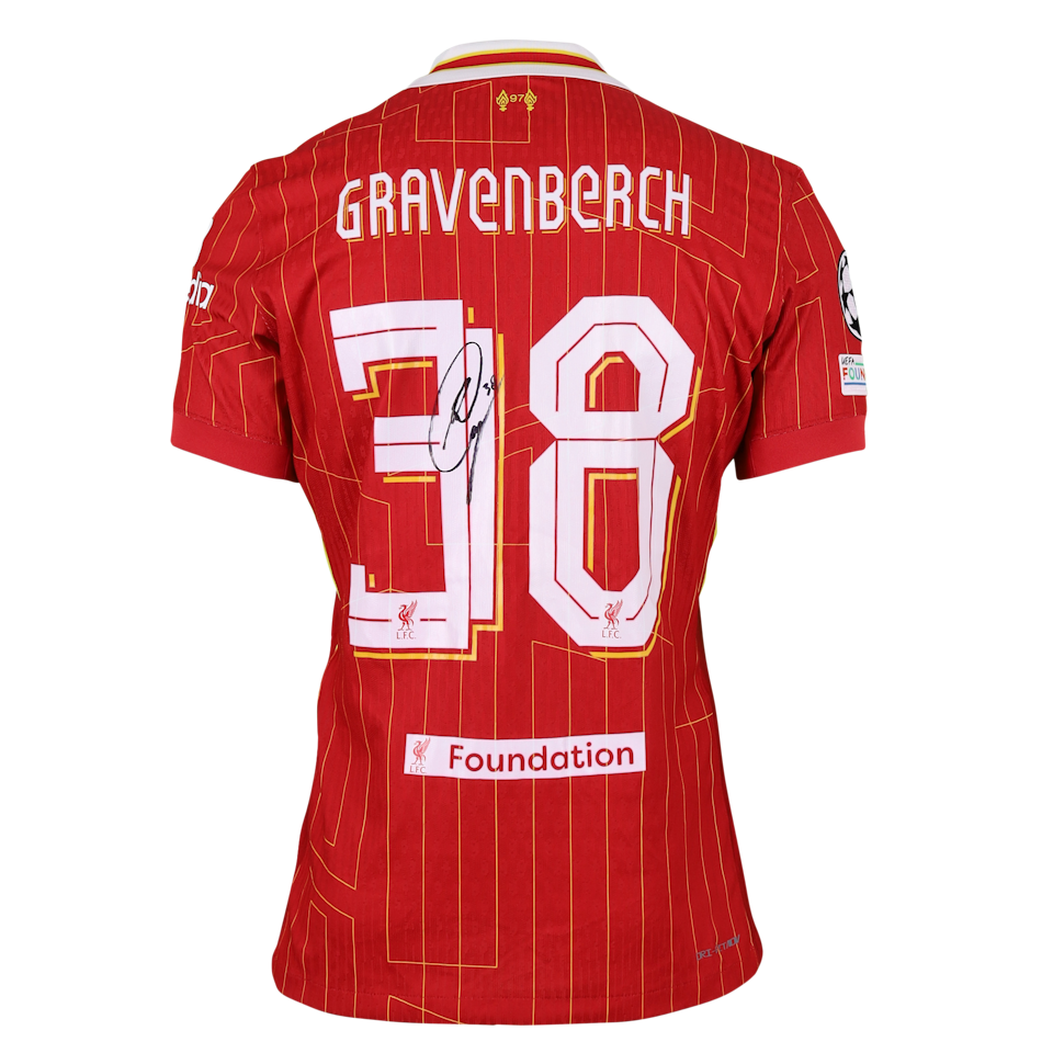 Ryan Gravenberch Liverpool shirt