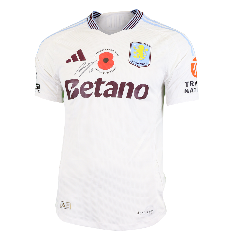 Emiliano Buendía Aston Villa shirt