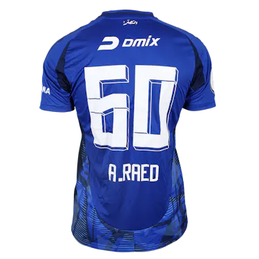 来自Al Nasr的Ahmed Raed Ali Al Shammari球衣