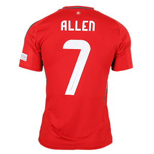Joe Allen Wales shirt