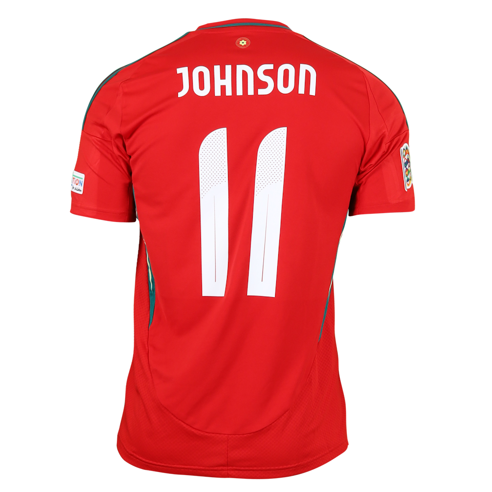 Brennan Johnson Wales jersey