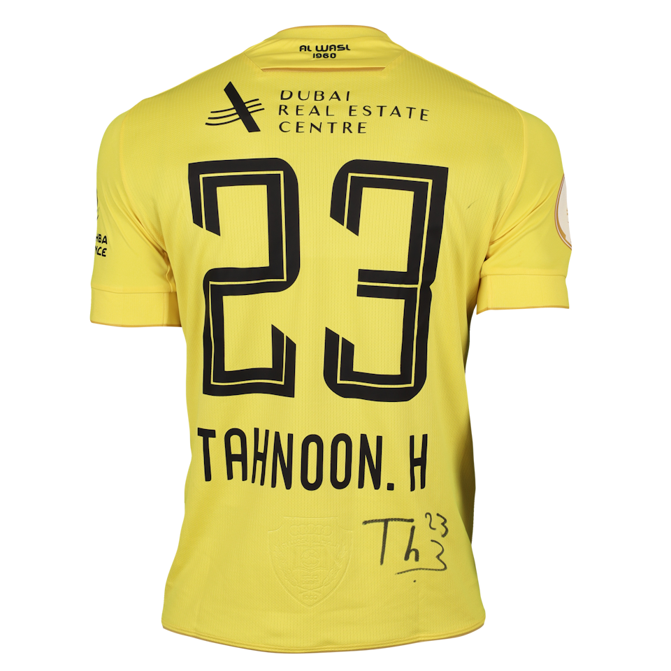 Tahnoon Alzaabi Al Wasl jersey