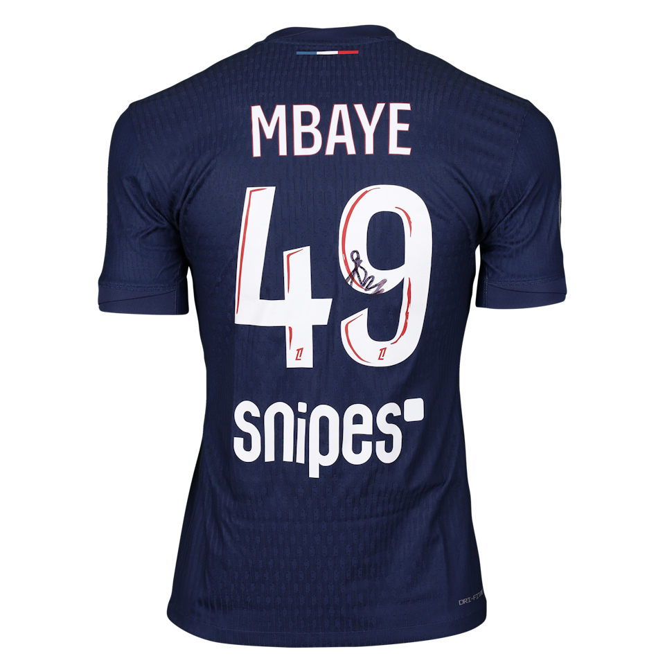 Camisola de Ibrahim Mbaye, Paris Saint-Germain