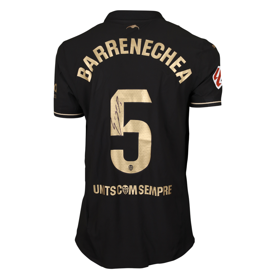Enzo Barrenechea Valencia CF shirt