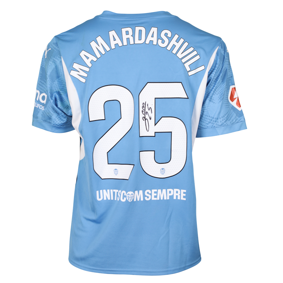 Giorgi Mamardashvili Valencia CF shirt