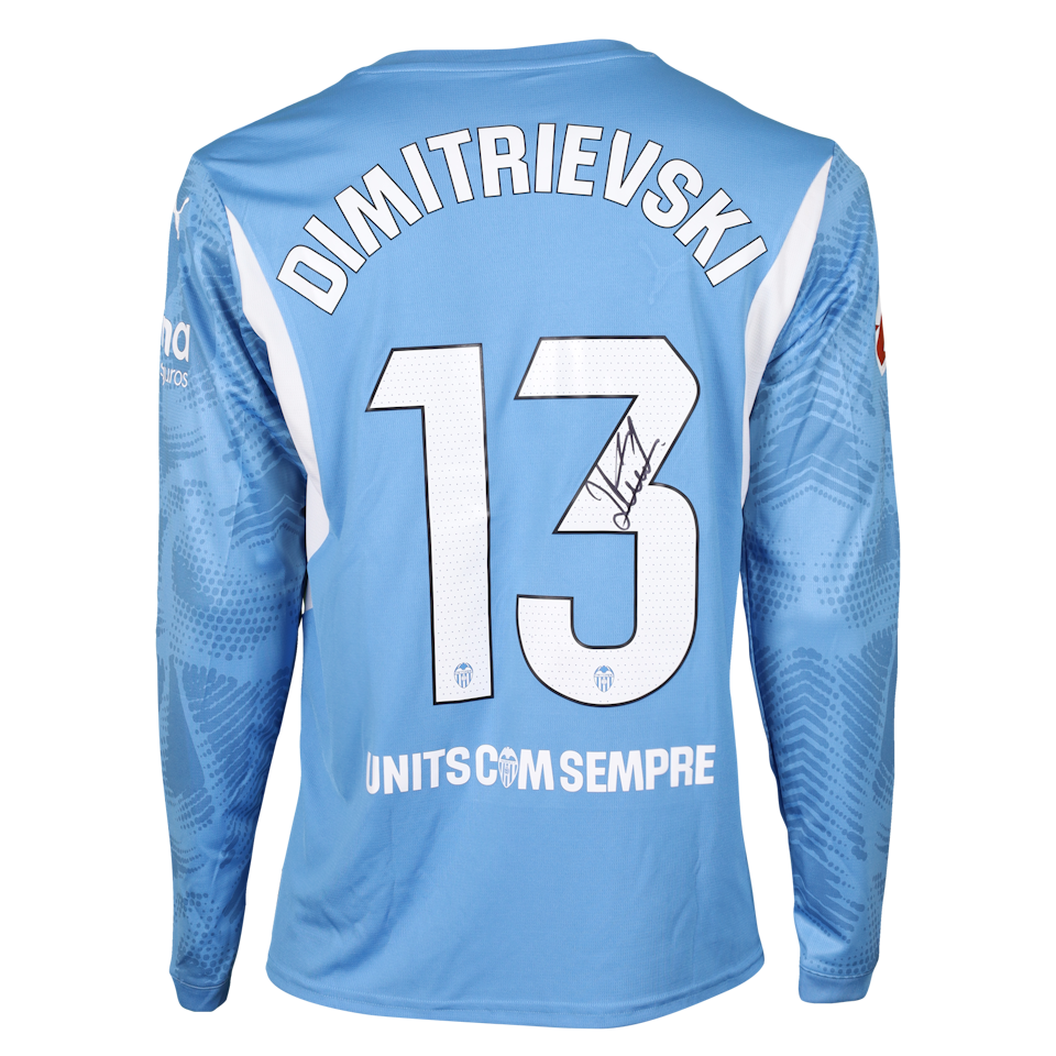 Stole Dimitrievski Valencia CF shirt