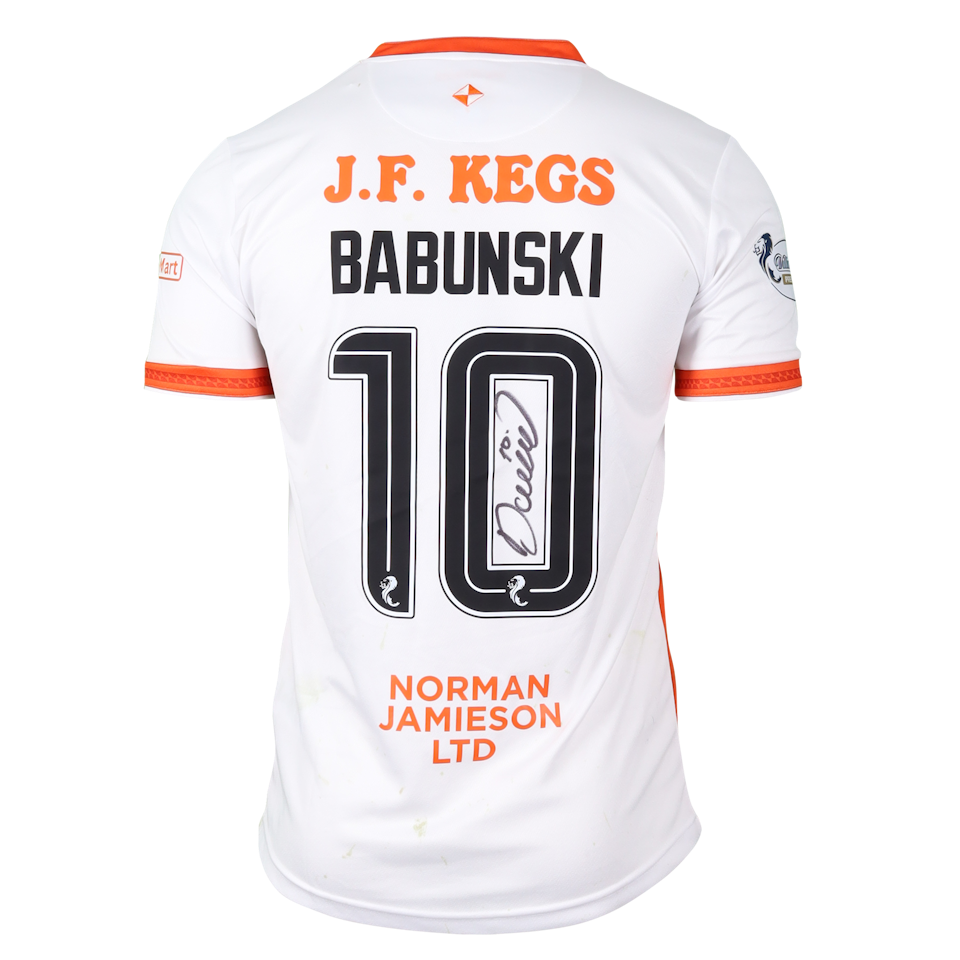 David Babunski Dundee United jersey
