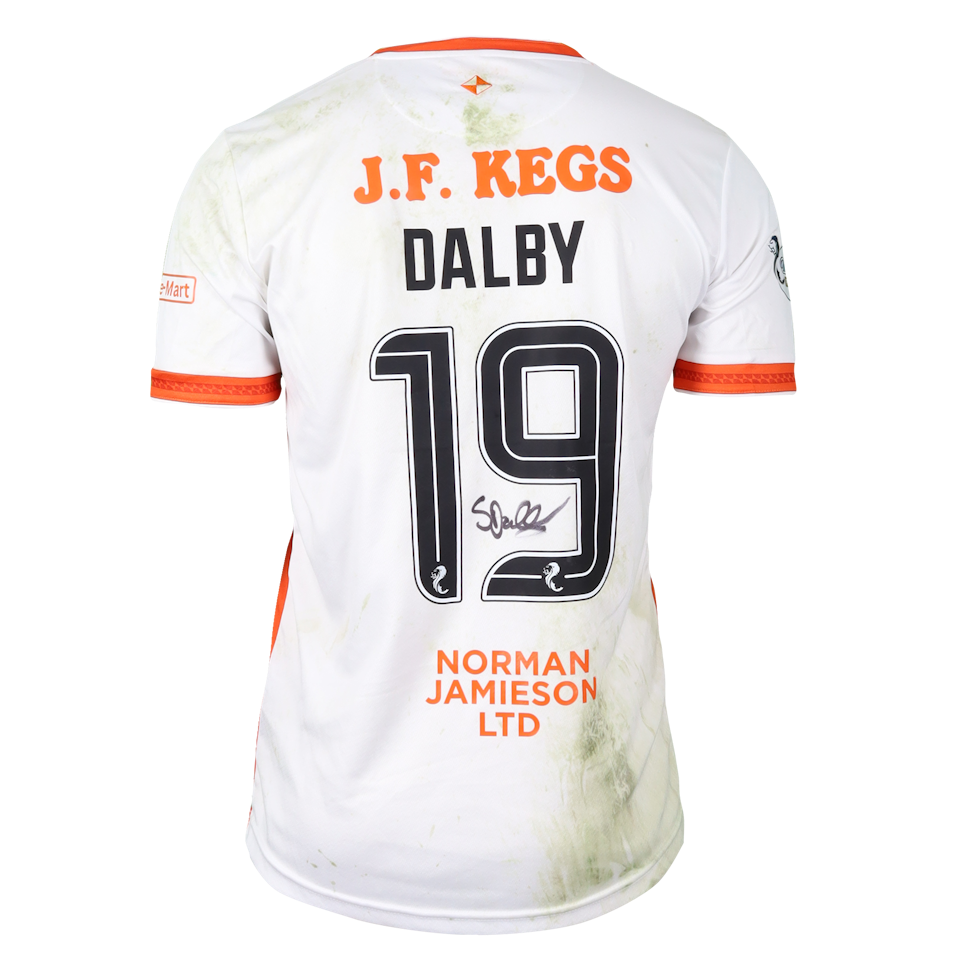 Sam Dalby Dundee United shirt