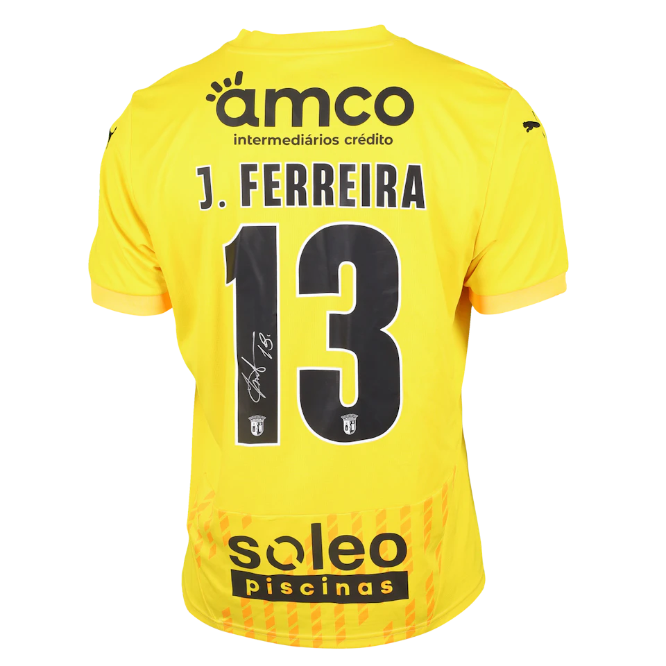 来自SC Braga的Joao Diogo Fonseca Ferreira球衣
